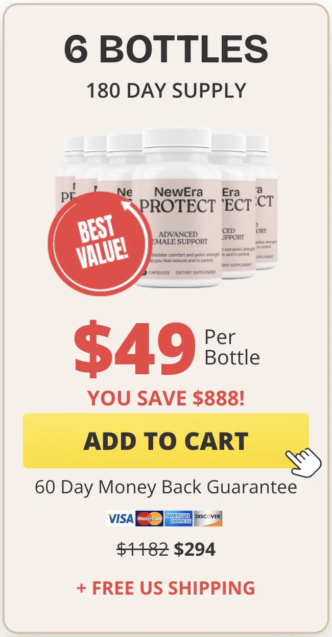 NewEra Protect buy 6 bottles 180-day supply best value $49 per bottle free shipping
